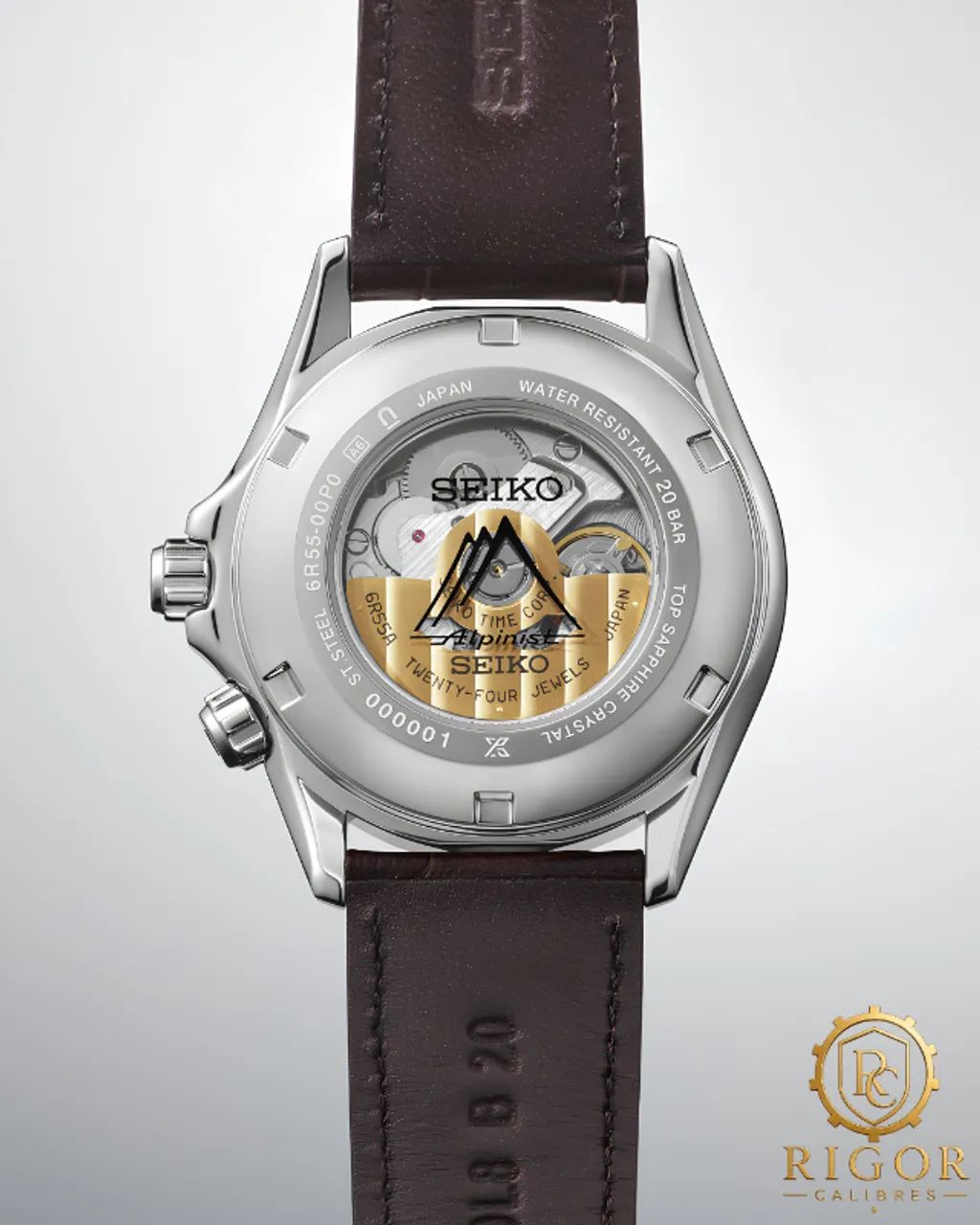 Relógio Seiko Prospex Alpinist Automático SBDC211/ SPB507 Mostrador Verde 200m - Foto 4