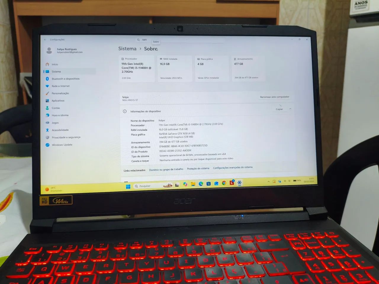 Vendo Acer Nitro 5 - Foto 3