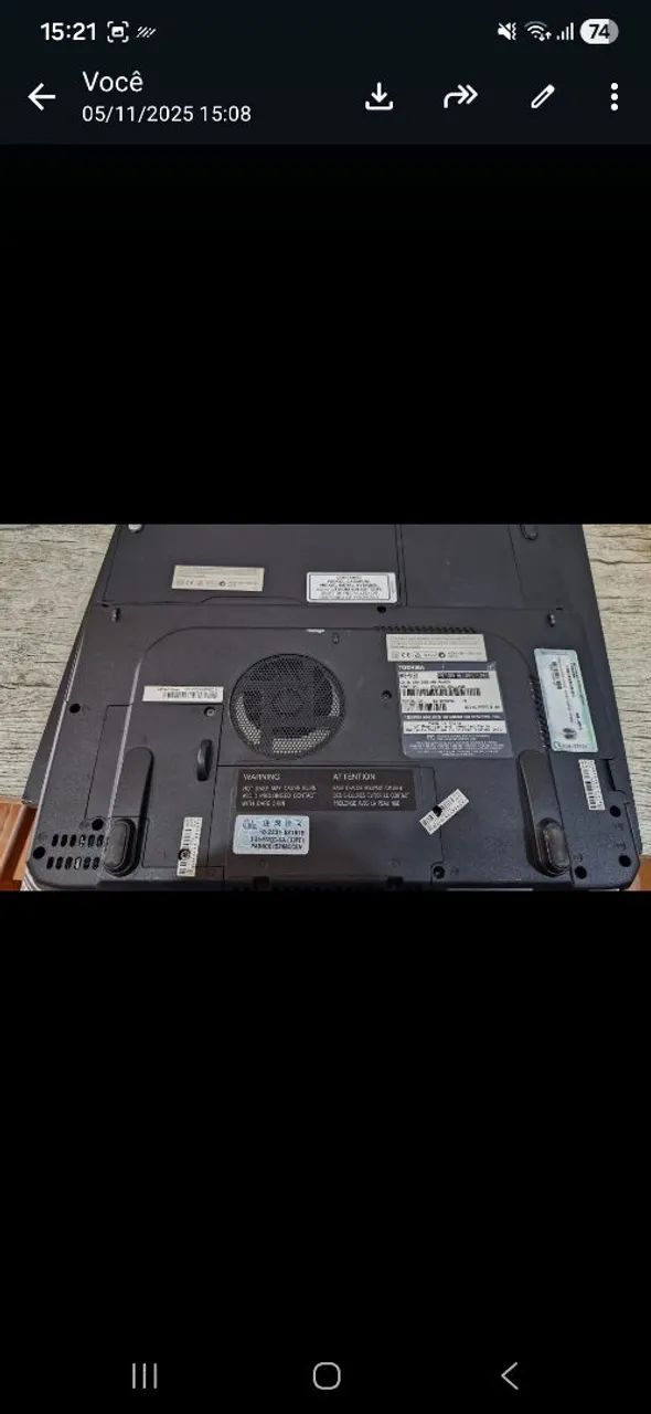 Notebook Toshiba relíquia XP - Foto 2