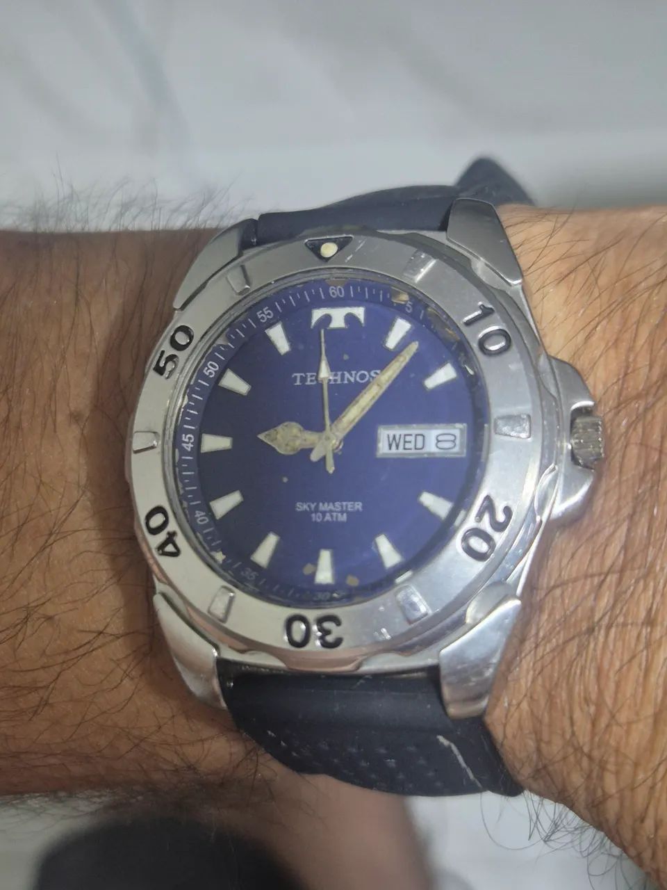 Relógio TECHNOS SKY MASTER   À  QUARTZ  100 METROS   -   ÓTIMO ESTADO - Foto 2