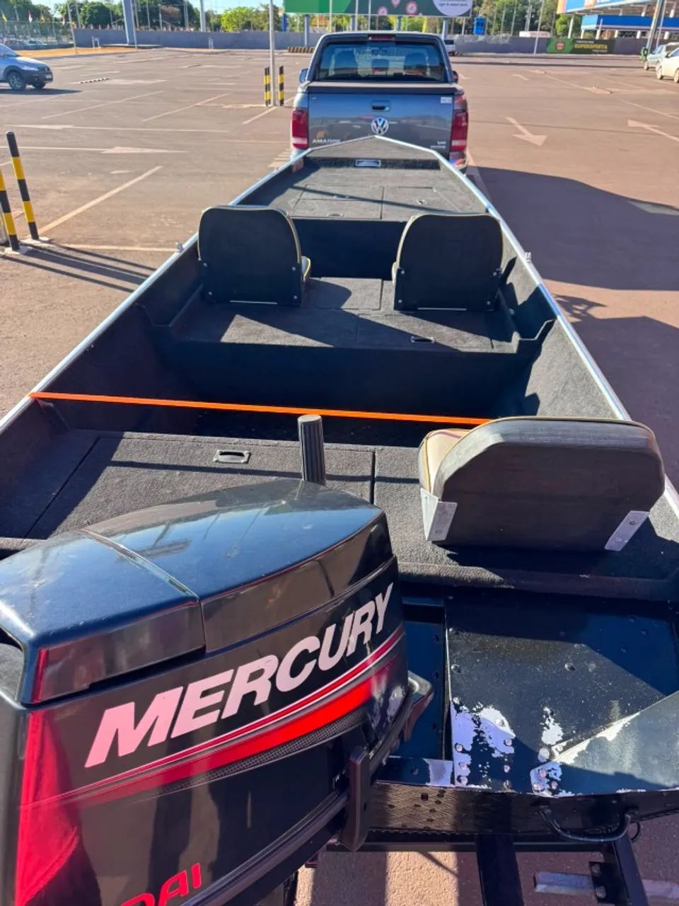 Canoa motor 50 hp com partida 