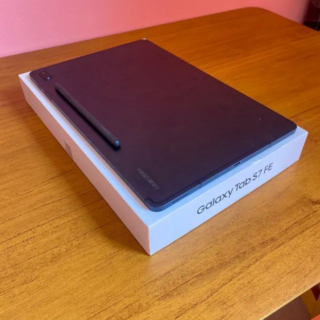 Samsung Galaxy Tab S7 FE LTE 12,4" 128GB / 6GB RAM + Capa SUPCASE + S Pen + Caixa e NF - Foto 2