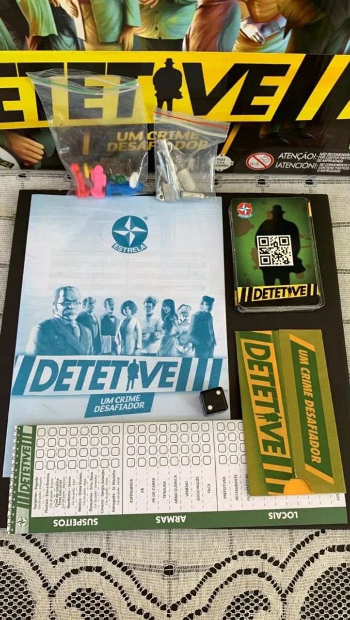 Jogo de Tabuleiro Detetive - Foto 2