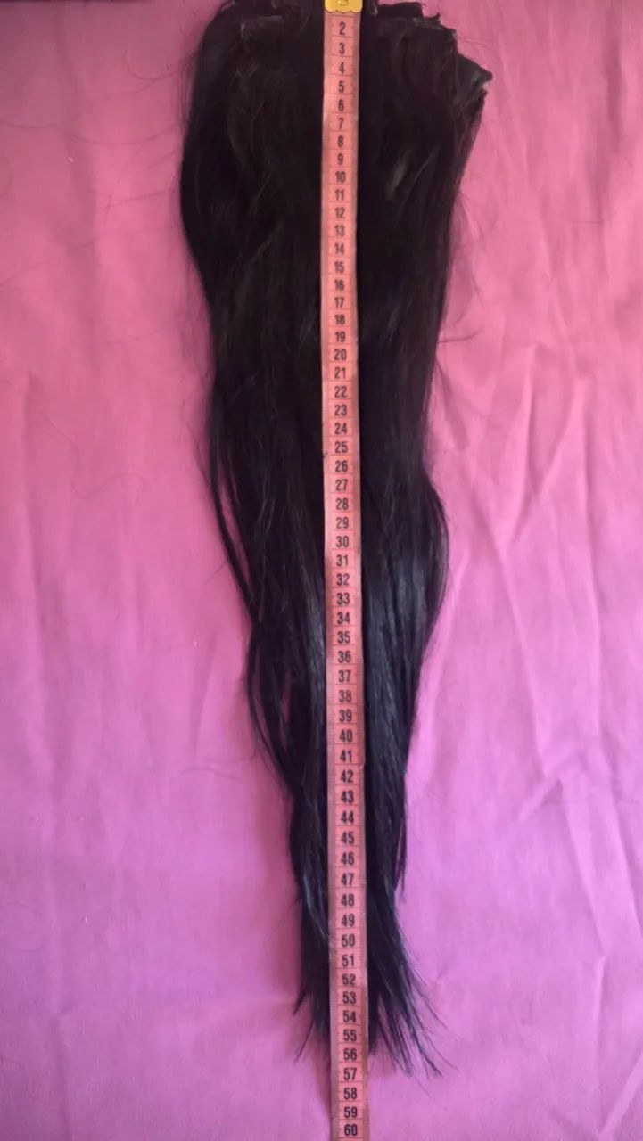 Cabelo brasileiro 57 cm  - Foto 2