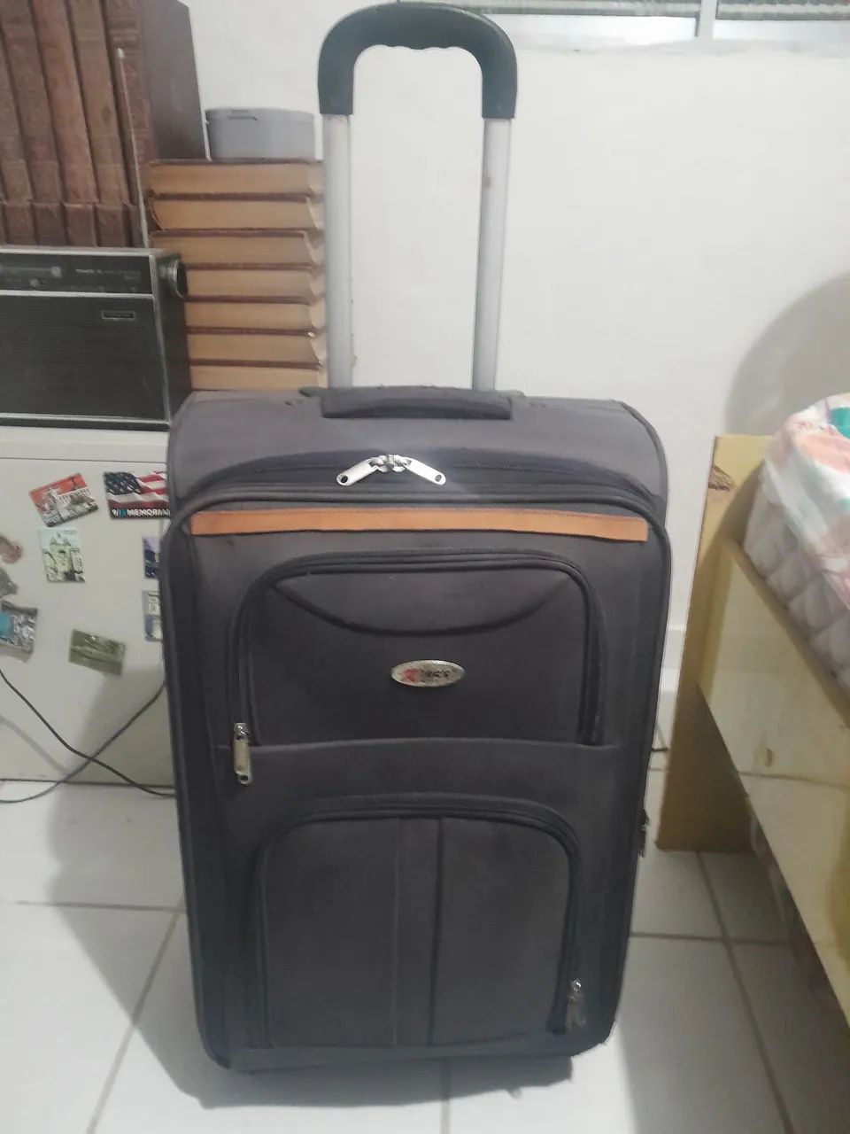 Mala grande para viagem com 4 rodinhas e giro de 360 graus - Foto 3