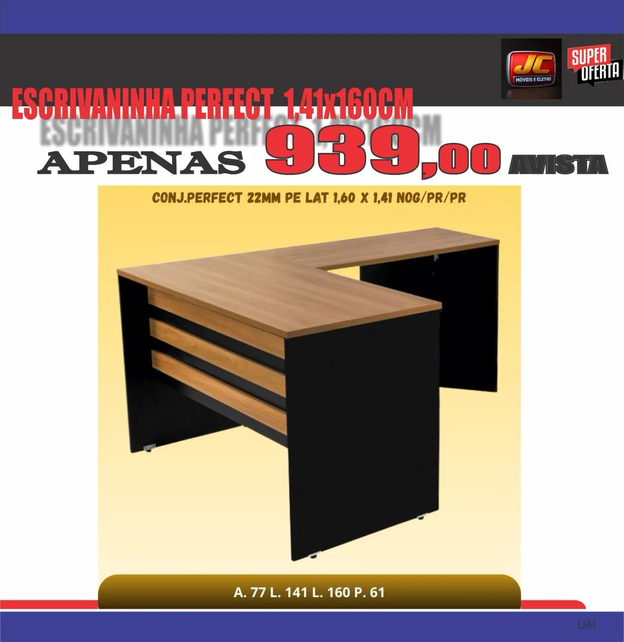MESAS DE ESCRITÓRIO U422991858552678401