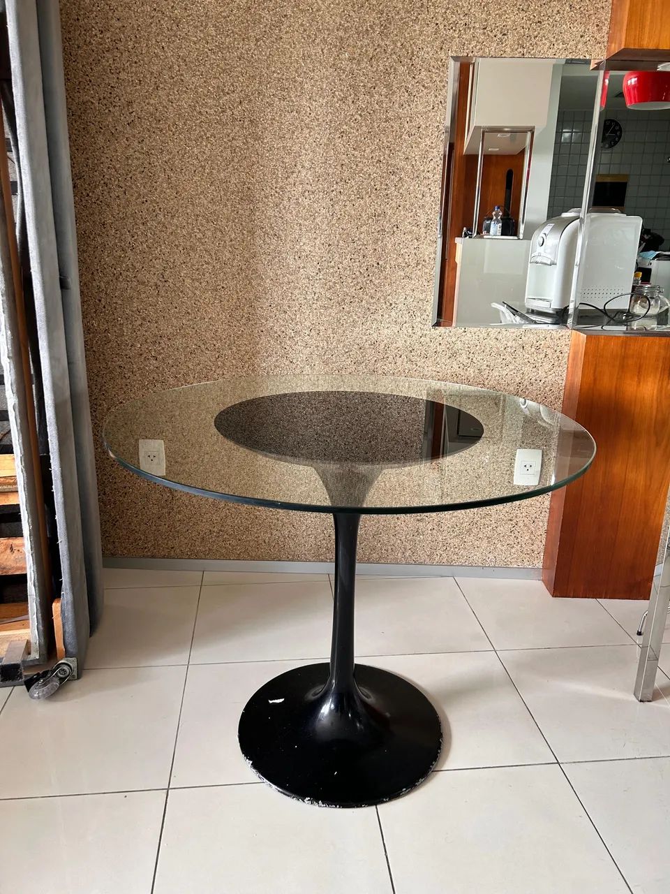 Mesa redonda de Vidro  - Foto 2