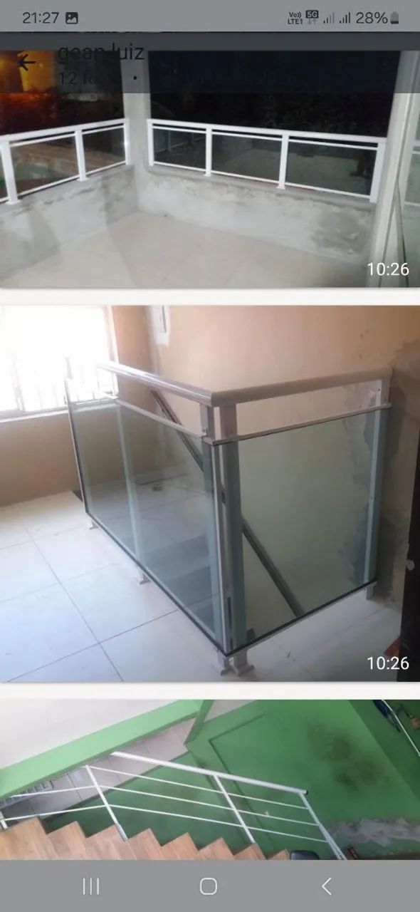 JC FACHADAS E CORRIMÕES DE ALUMINIO E VIDRO  - Foto 3