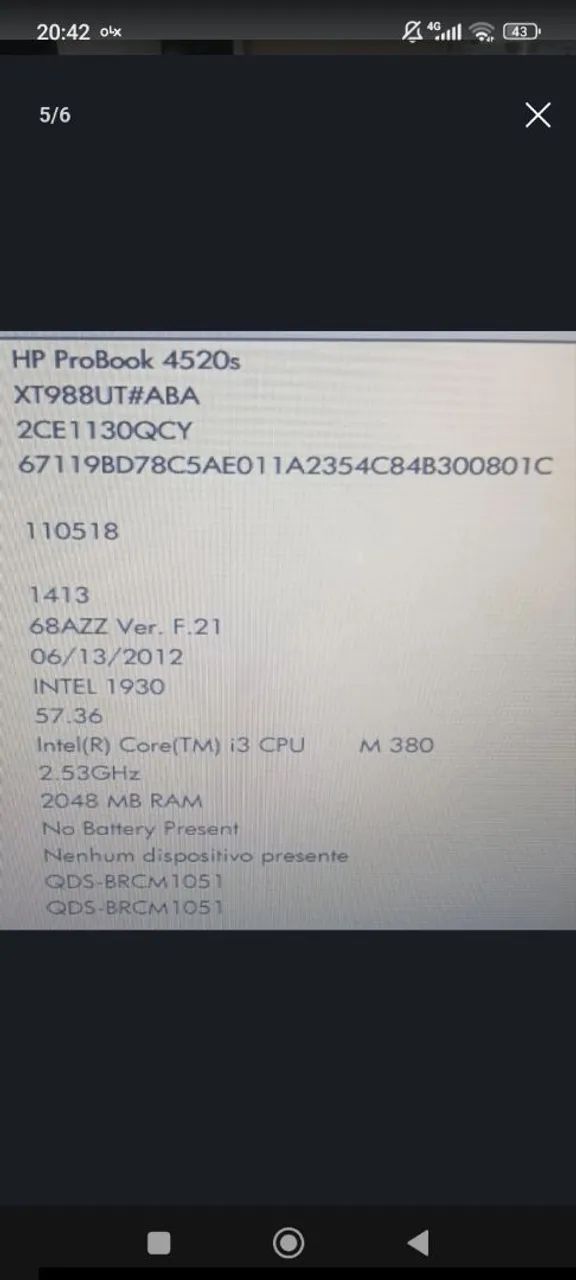 NOTEBOOK LEIA TODO ANÚNCIO!! R$299- CORE i3 - Foto 5