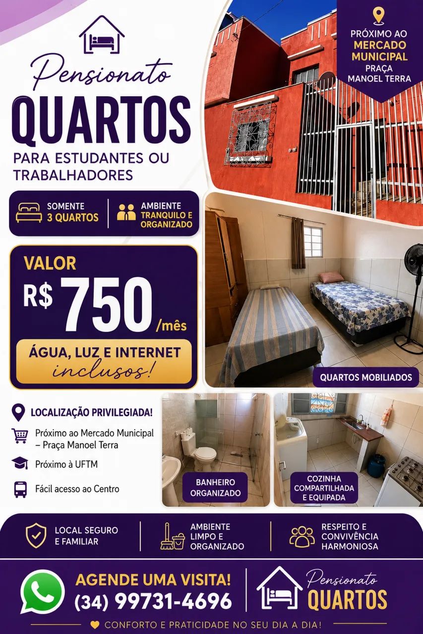 Quartos no centro e no bairro olinda - Foto 2