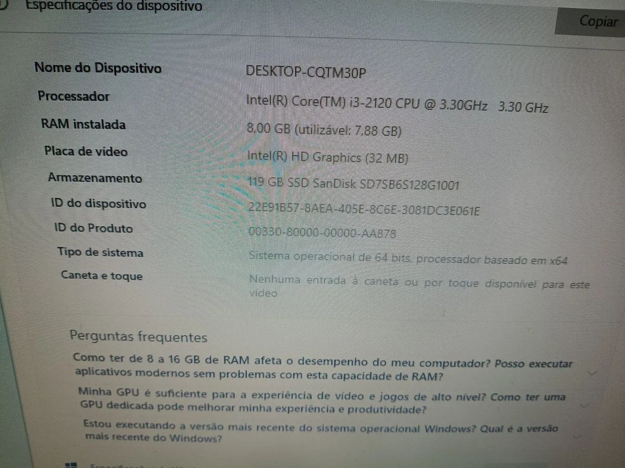 Pc i3 ssd - Foto 3