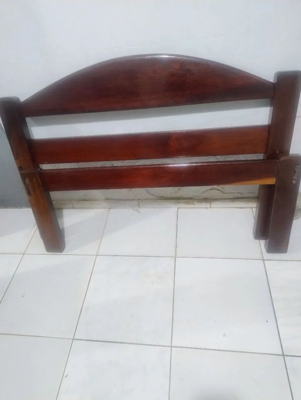 Cama casal de madeira (Massaranduba) - Foto 3
