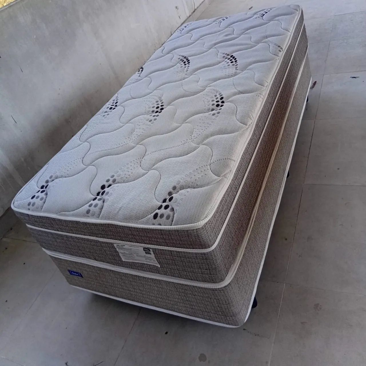 Cama Box de Solteiro Dabe Orion + Colchão - Foto 2