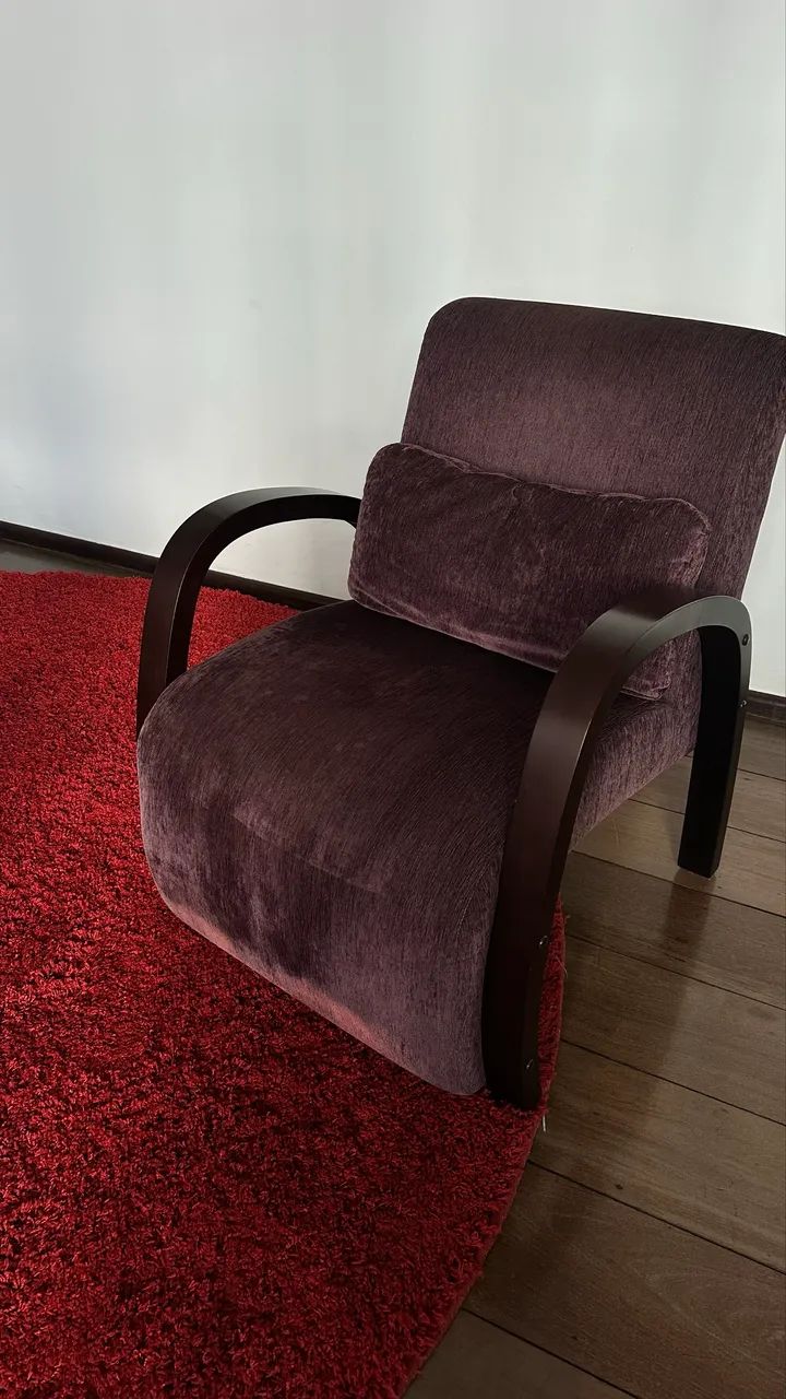 2 poltronas + tapete redondo 