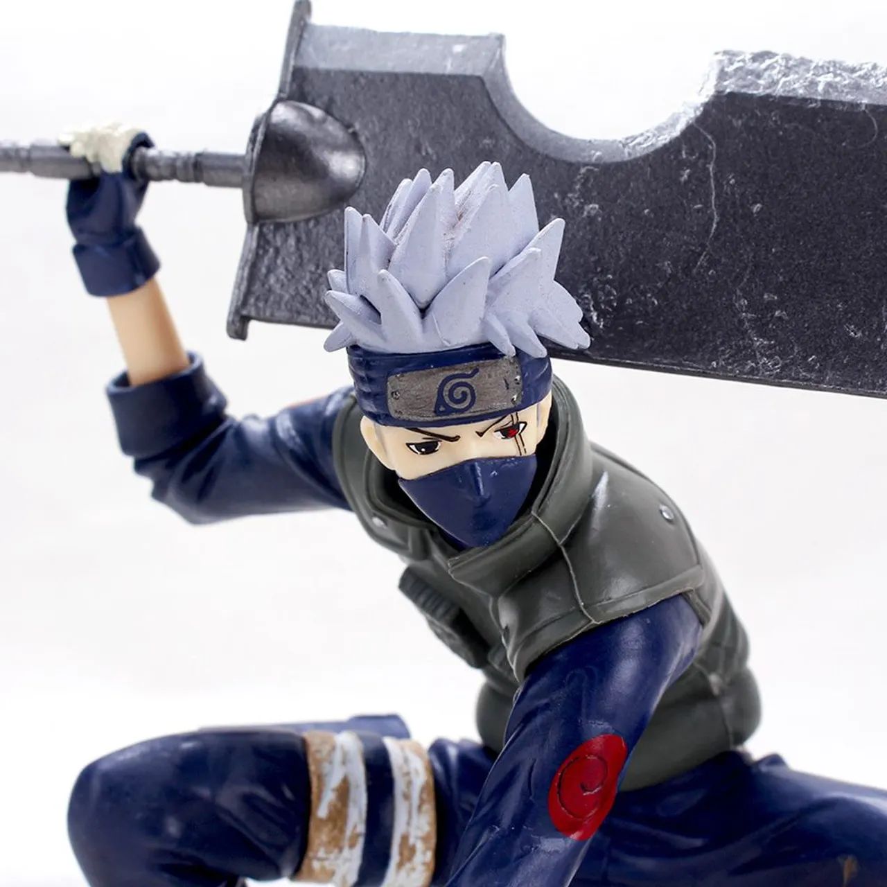 Boneco Kakashi Espada do Zabuza  Naruto Miniatura Action Figure 15cm - Foto 4