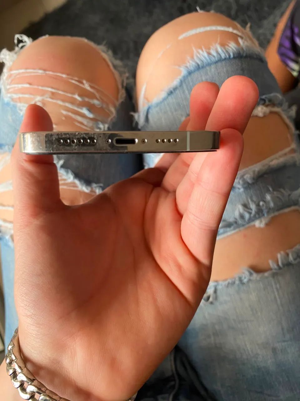 VENDE-SE IPHONE 12 PRO MAX BRANCO PARCELO!!! - Foto 3