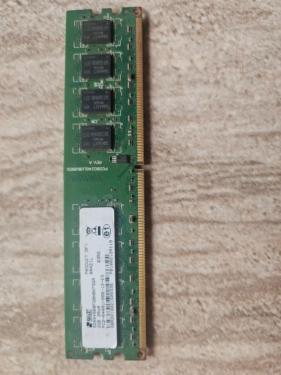 Memória RAM DDR2 2GB 800MHz SMART Modular - Para PC Desktop