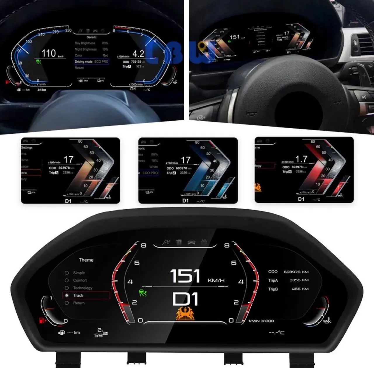 Painel digital bmw F30 320i - Foto 4