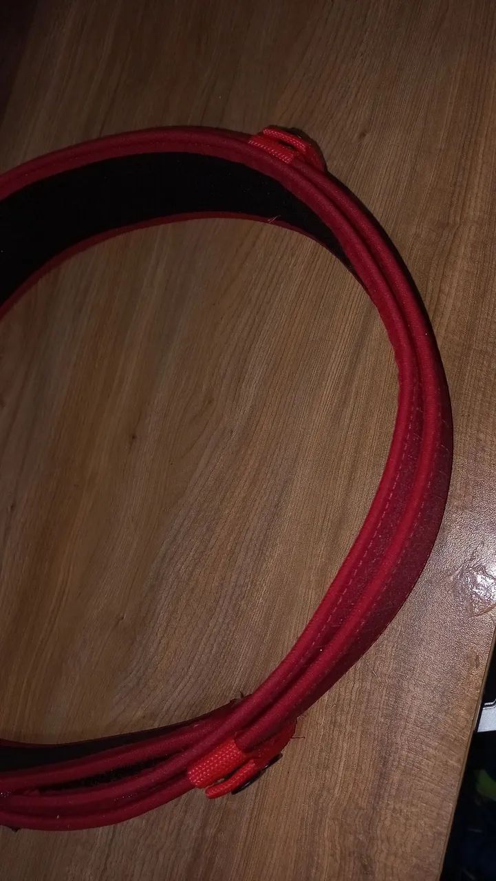 Cinto fire de rapina militar vermelho. - Foto 4