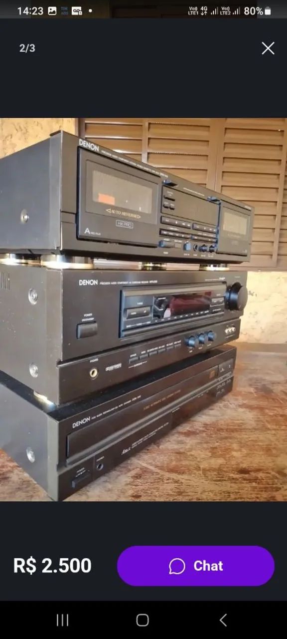Receiver/ cd player e tape deck denon - Foto 3