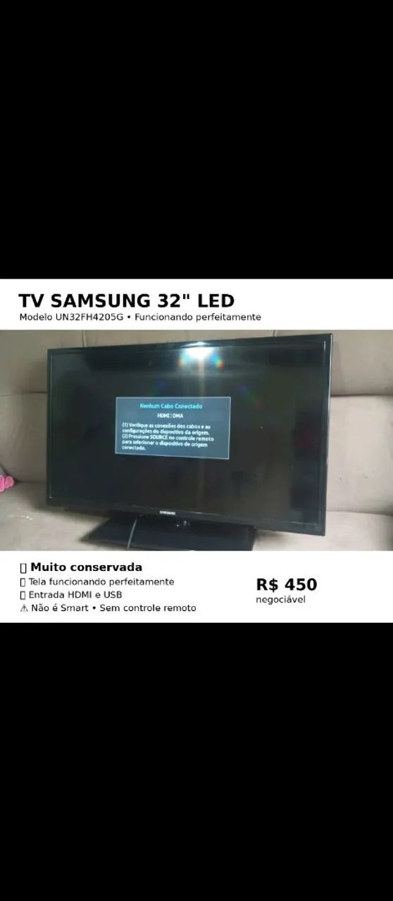 Tv Samsung 32 polegadas  - Foto 2