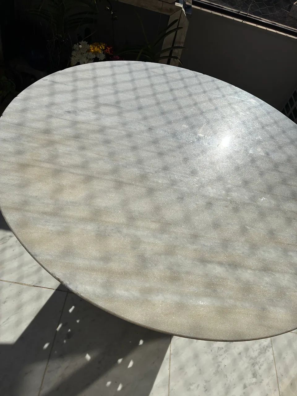 Mesa de bambu e mármore  - Foto 3