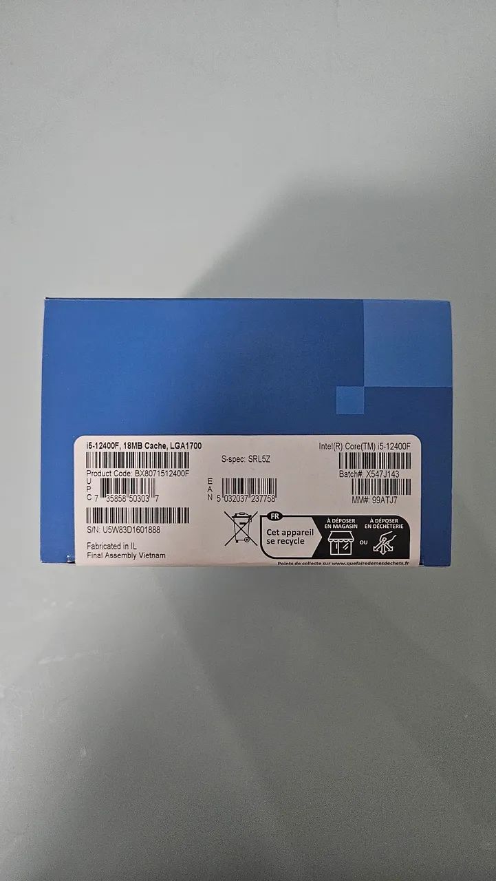 Processador Intel i5-12400F Lacrado - Foto 2
