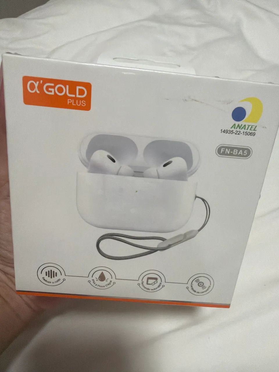 Fone Bluetooth A?Gold Plus FN-BA5 - Novo/Lacrado - Foto 4