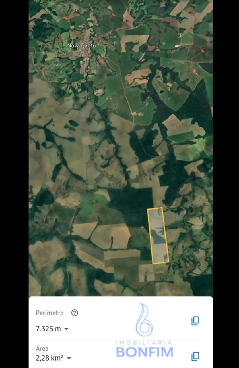 ÁREA DE 97.4711 ALQUEIRES EM NOVA CANTU - PR