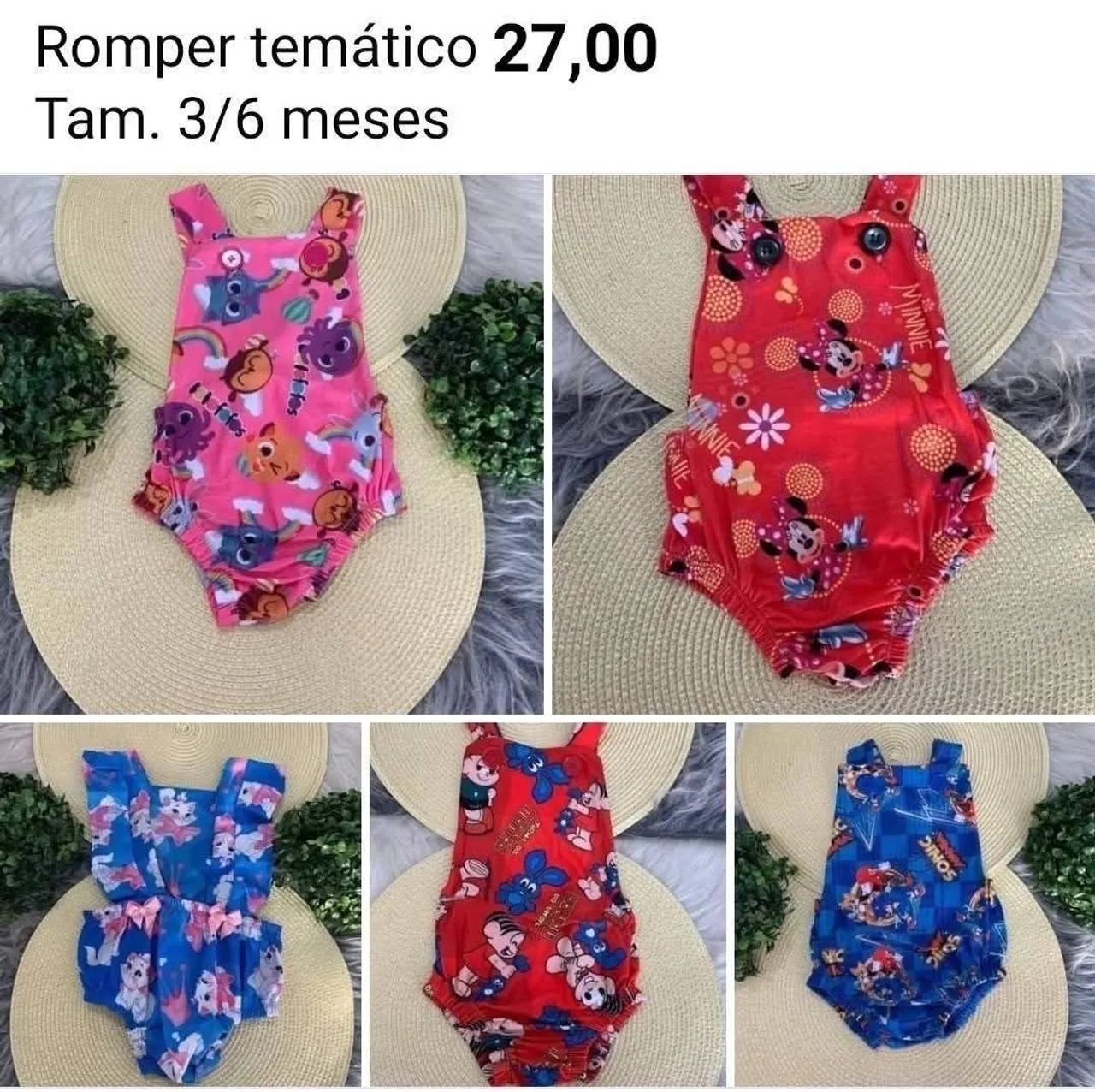 Romper temático bebê 