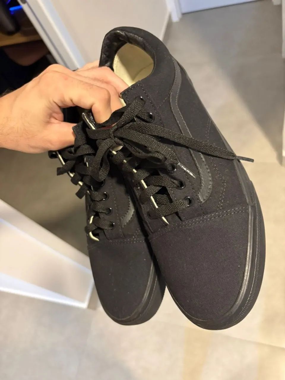 TÊNIS VANS OLD SKOOL BLACK BLACK  - Foto 3