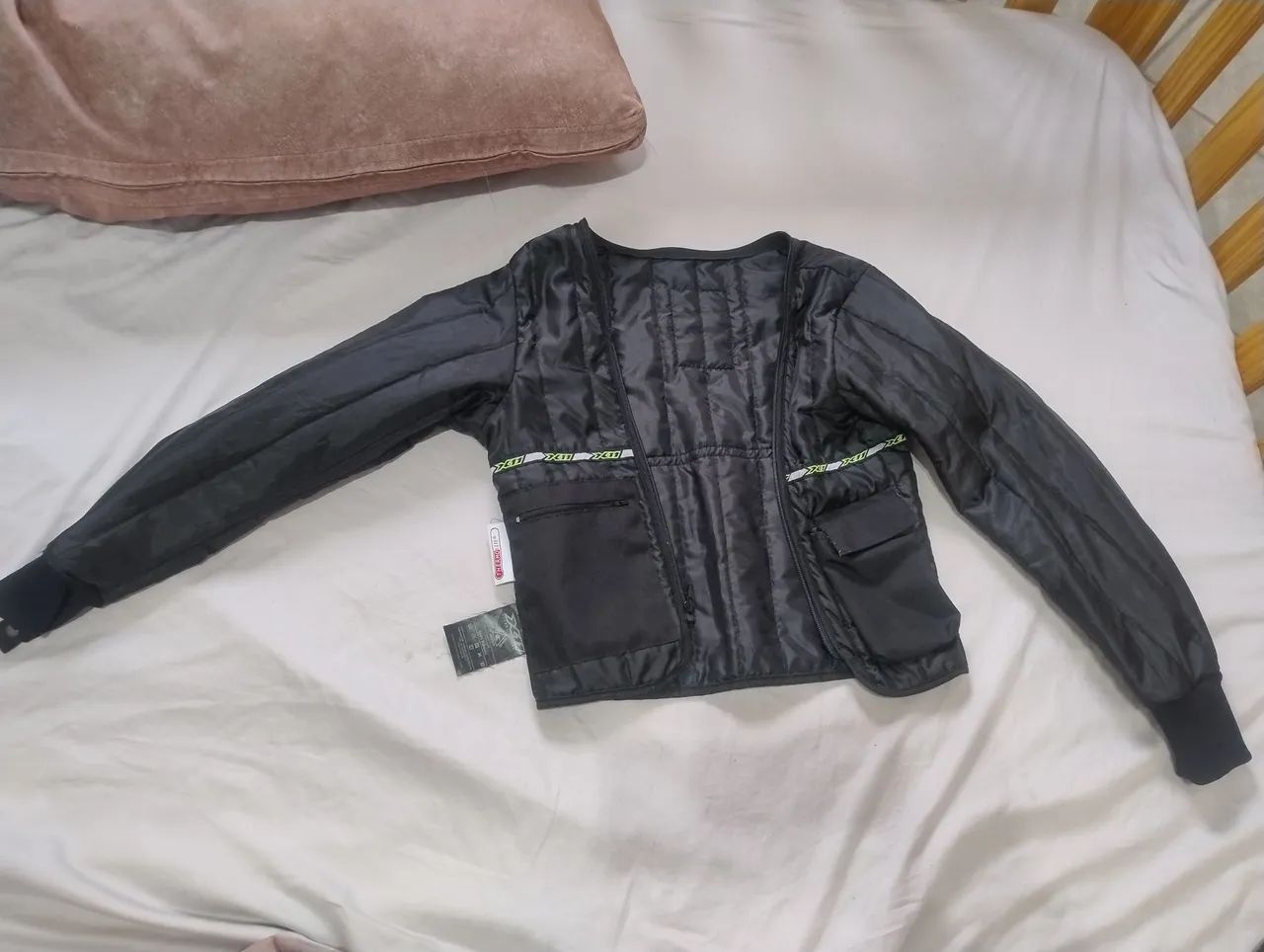 Kit motociclista feminino (capa, bota, casaco de proteção e luva) - Foto 5