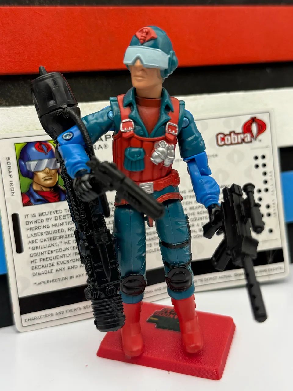 Gi Joe Scrap Iron Comic Pack Figure - 2005 - Comandos em ação  - Foto 3