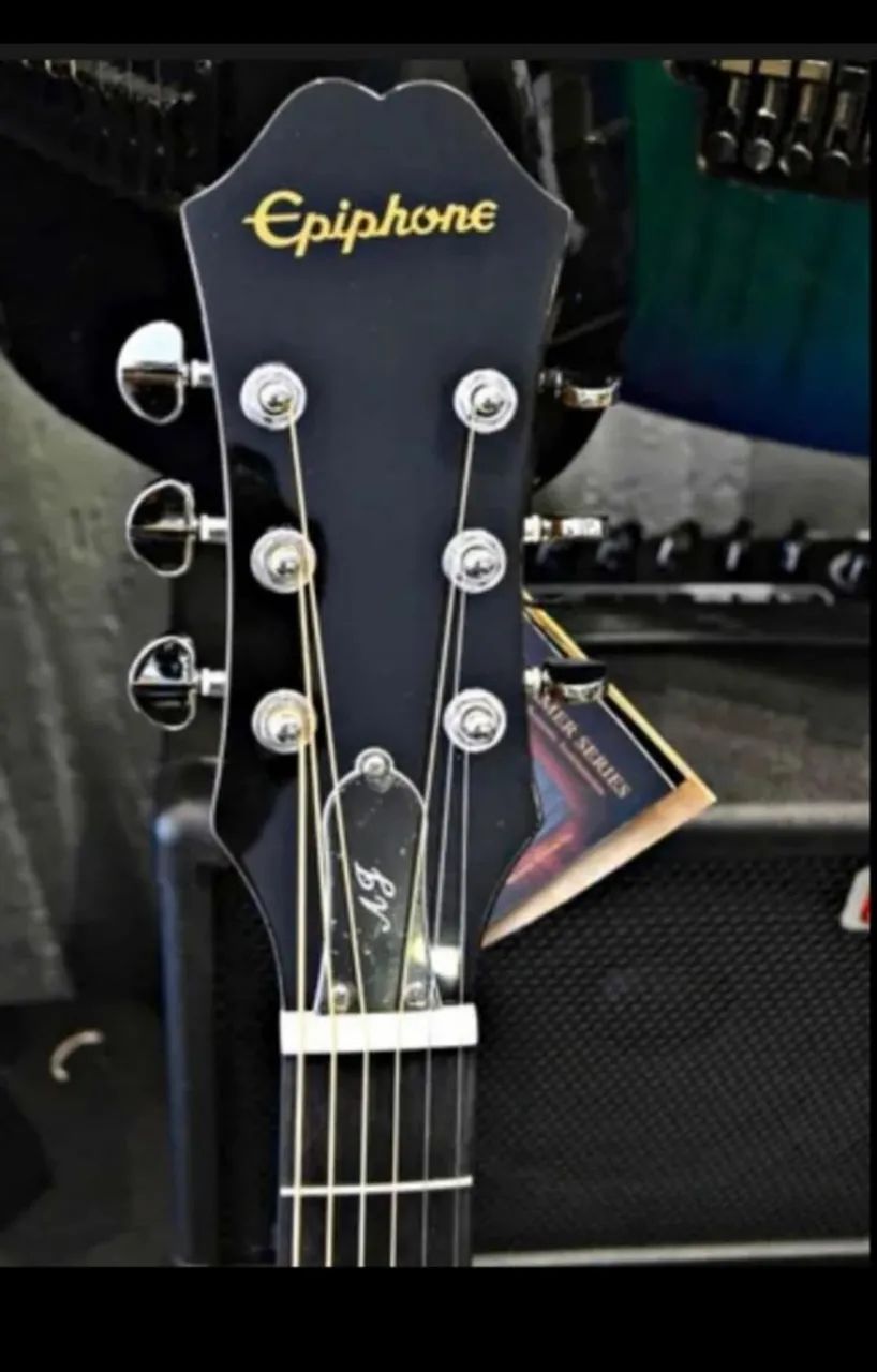 Violão Epiphone AJ 210 com case - Foto 2