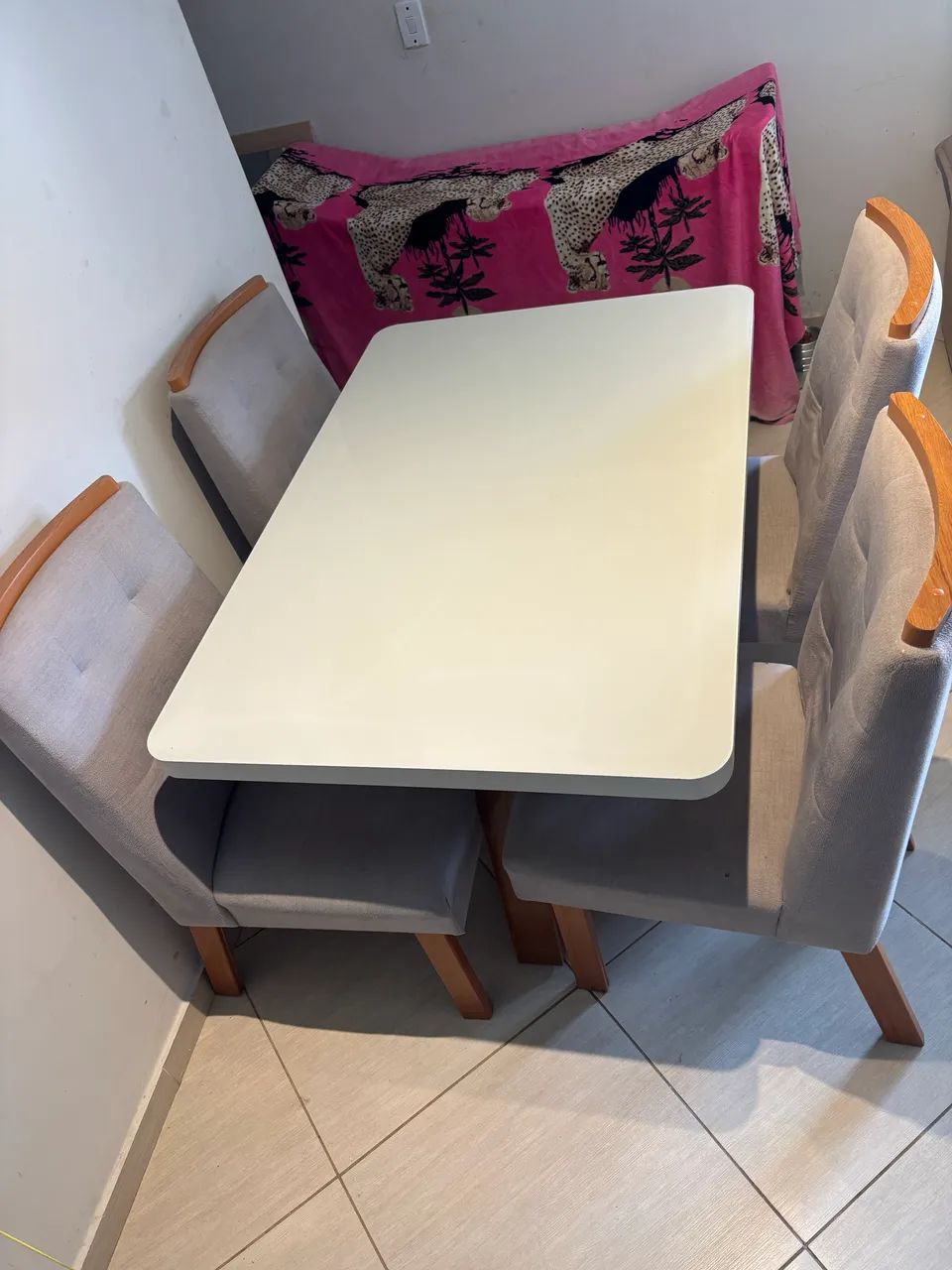 Mesa de jantar 4 cadeiras  - Foto 4