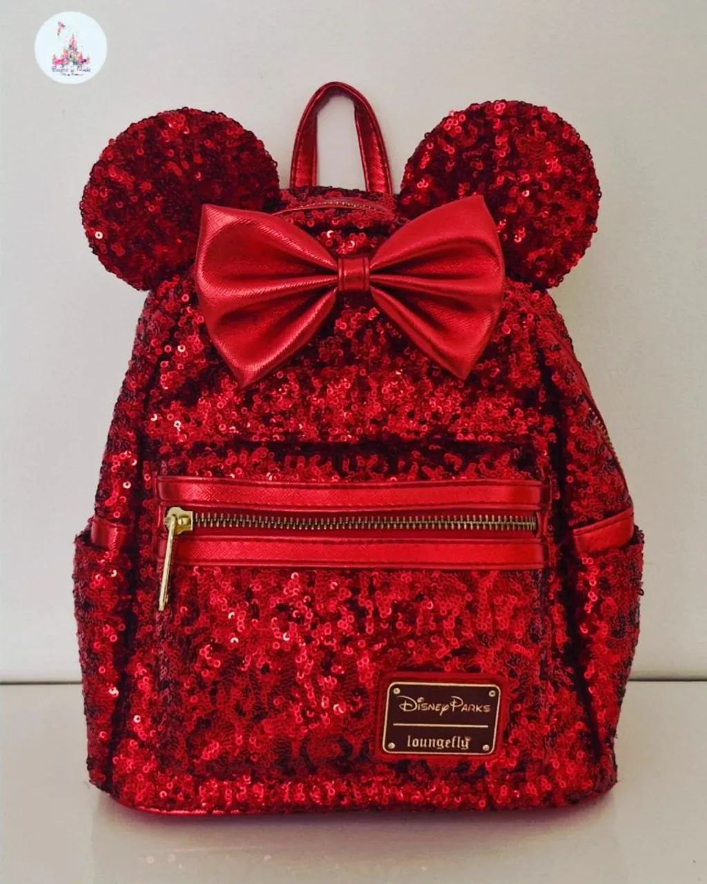 Mochila Loungefly Backpack Minnie Mouse Disney Parks