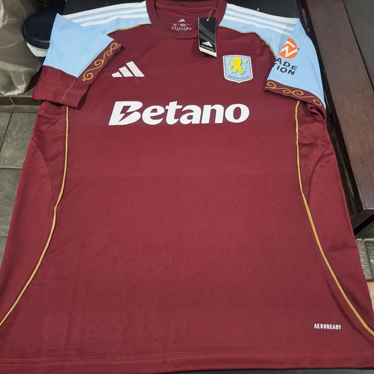 Camisa sem marca Aston Villa Inglaterra 2025 - Foto 5