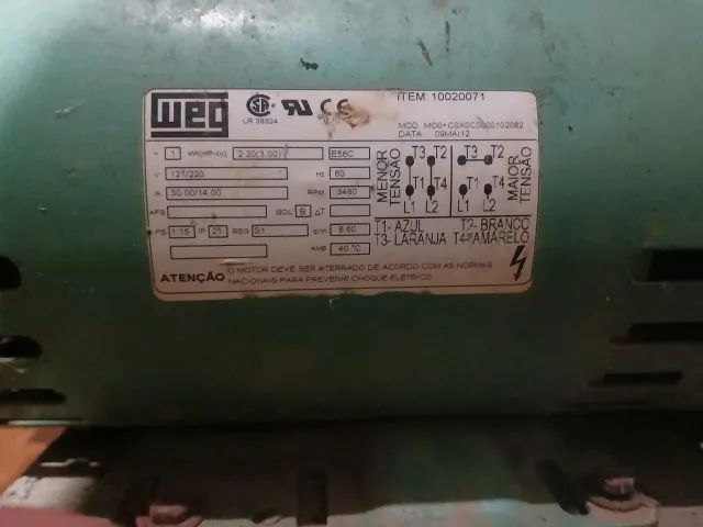 Bomba Thebe P_ 15/2 F AL MONOFASICA 127/220 3 CV. COM CABO 16mm - Foto 4