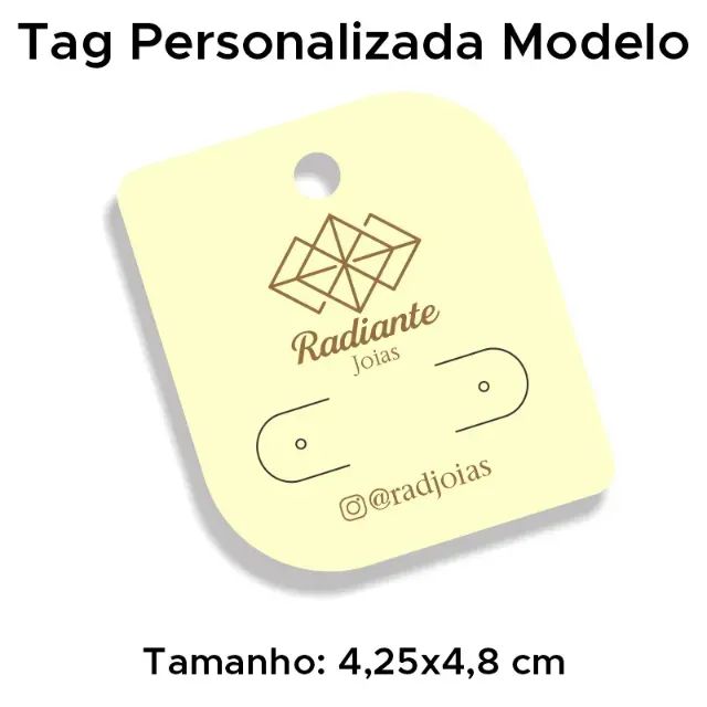 Tags para colar, brincos, bijuterias, e etc... | Entrega rápida - Foto 2