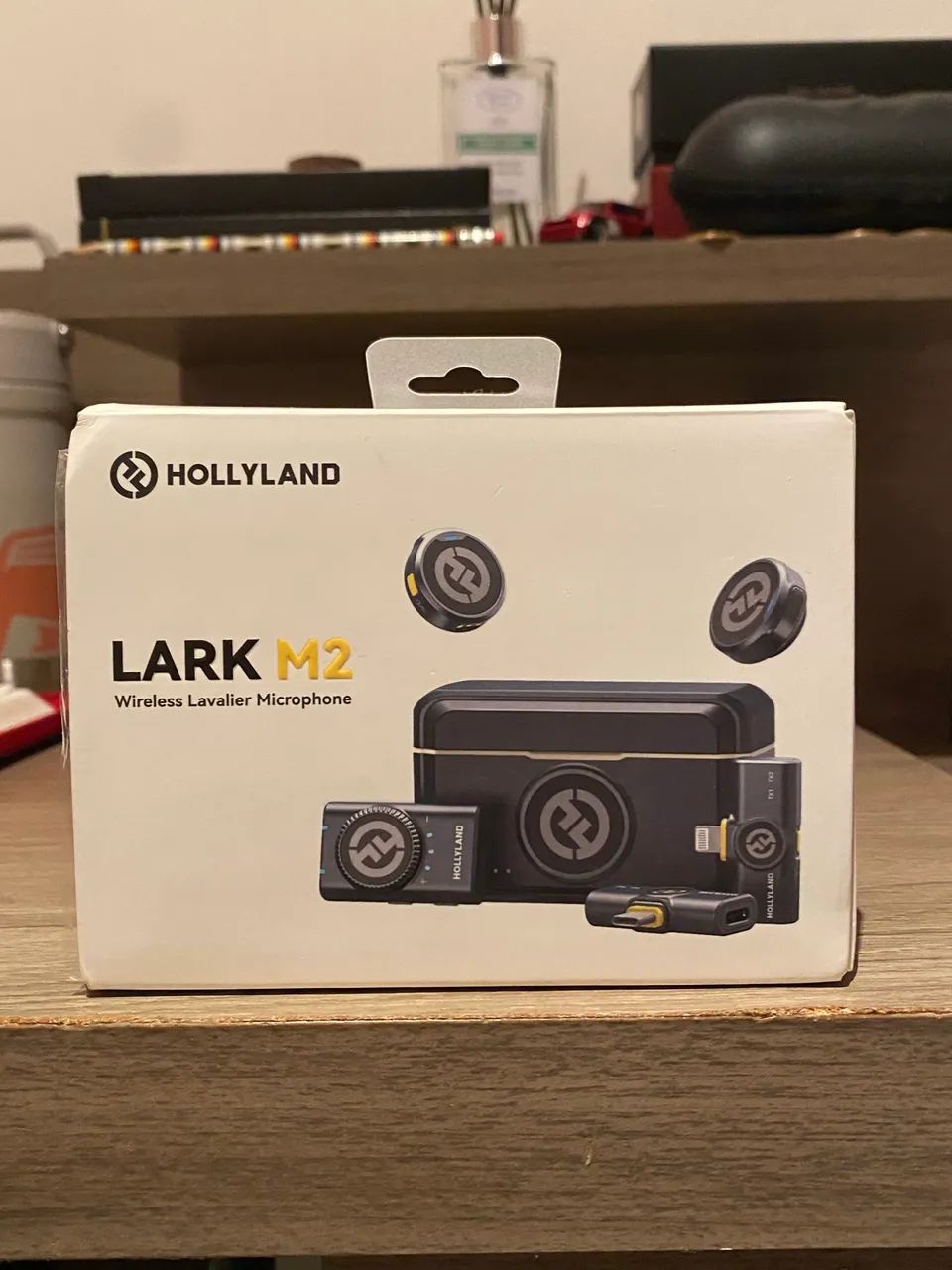  Microfone de lapela sem fio Hollyland Lark M2. 