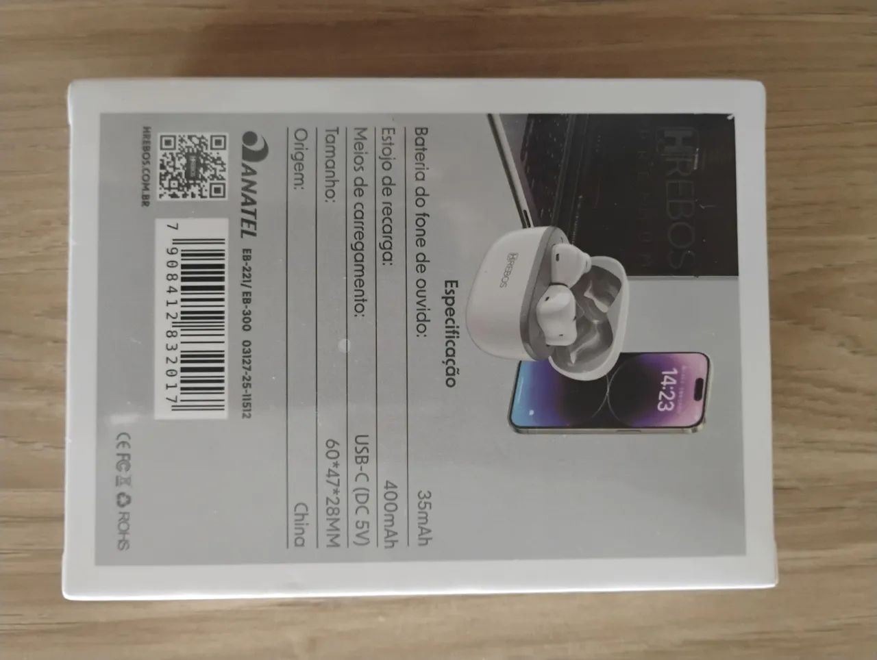 Fone ouvido sem fios HERBOS EB 300 - Foto 4