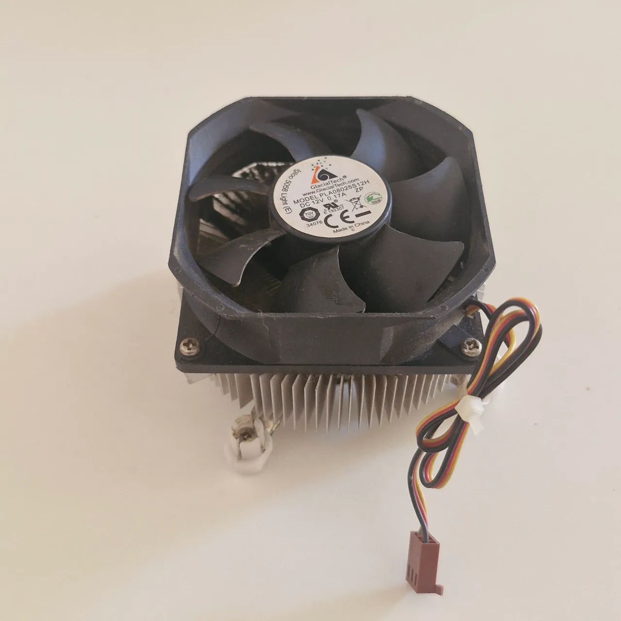 VENTOINHA GLACIALTECH 80MM - 12V 3 PINOS
