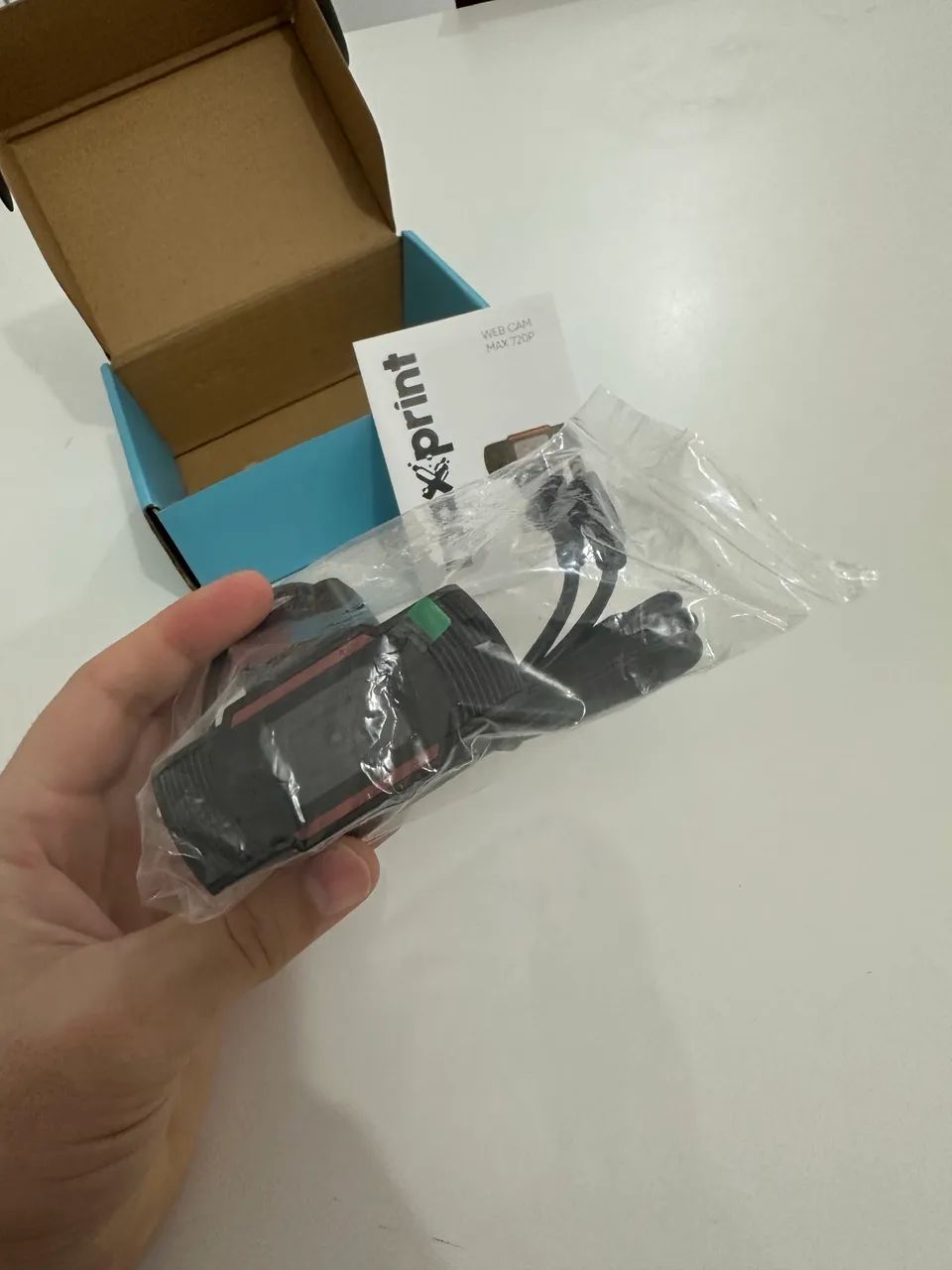 Webcam Maxprint 720p com Microfone - NOVA NA CAIXA