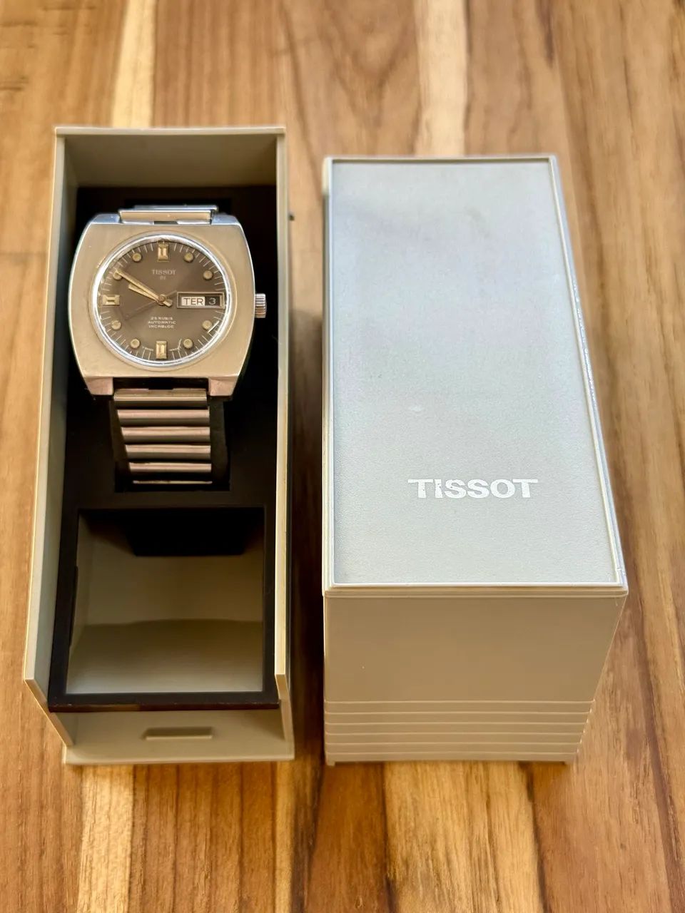 Relógio Tissot Custon Case (Com caixa original) 1970 - Foto 2