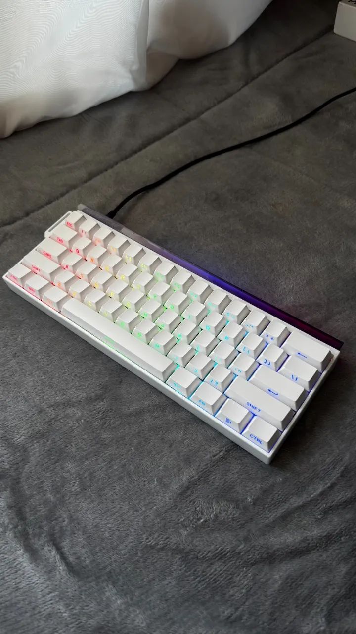 TECLADO MAGNETICO BRANCO AKKO SHINE60 - Foto 4