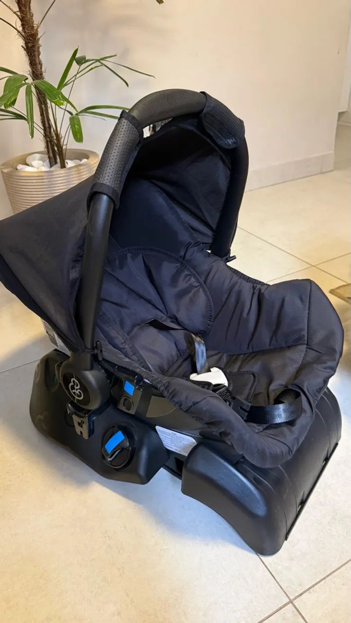 Kit carrinho de bebê + bebê conforto + base para carro - Foto 4