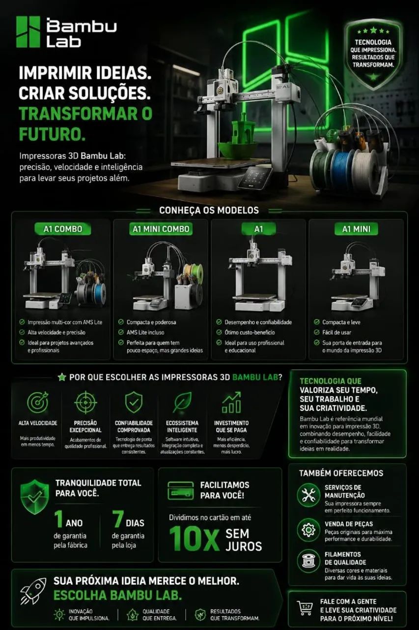 Impressora 3D Bambu Lab A1 - Foto 2