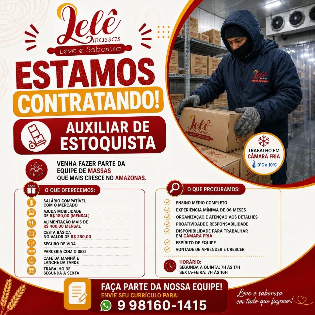 Auxiliar Estoquista 