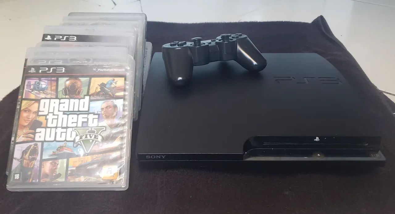 Ps3 com 10 jogos originais  - Foto 2