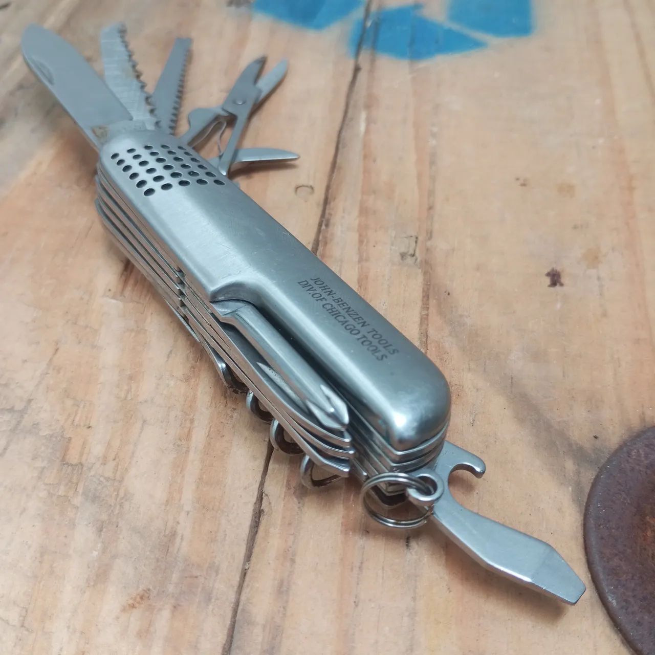 Canivete Multifuncional Vintage John-Benzen Tools - Foto 4